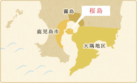 桜島地図